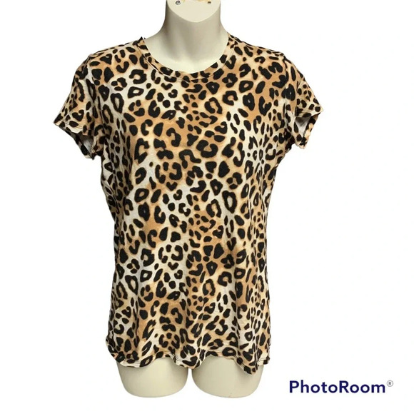 PINK Victoria’s Secret animal print top size XS - Picture 1 of 8